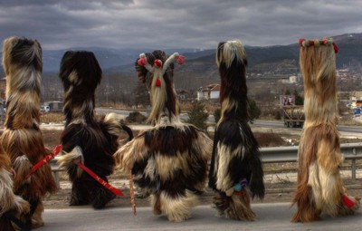 Kukeri is a type of wild man in Bulgaria. Rituals with this ‘beast’ are believed to scare away evil spirits. Source: Klearchos Kapoutsis/CC BY 2.0
